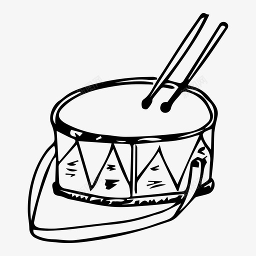 鼓旋律音乐图标svg_新图网 https://ixintu.com 乐器 旋律 音乐 鼓
