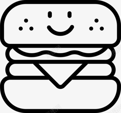 汉堡快餐快餐川菜图标图标