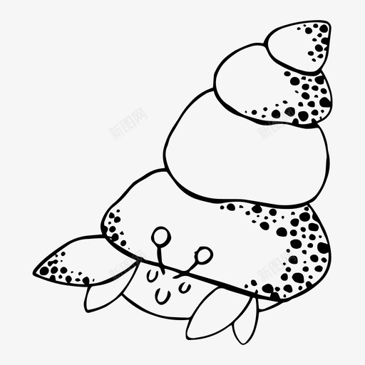 贝壳软体动物海洋生物海洋世界图标svg_新图网 https://ixintu.com 可爱的海底世界 水下 海洋世界 海洋生物 贝壳软体动物