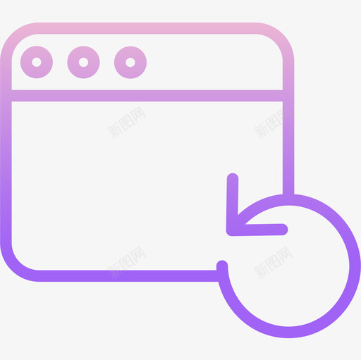 同步windows应用程序6轮廓渐变图标svg_新图网 https://ixintu.com windows应用程序6 同步 轮廓渐变