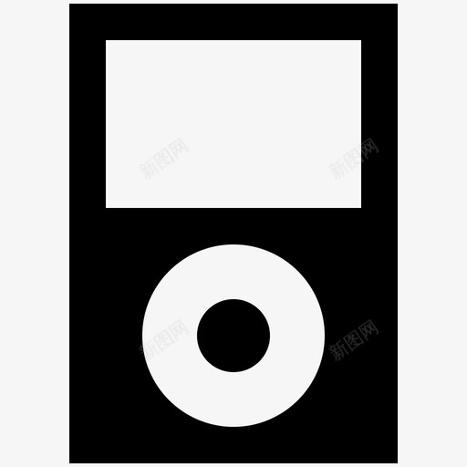 ipod音频电子产品图标svg_新图网 https://ixintu.com ipod 声音 平板设备 技术 电子产品 音乐 音频