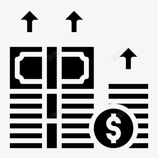 利润收益收入图标svg_新图网 https://ixintu.com 利润 投资 收入 收益 稳健 资金