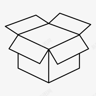 箱子集装箱交货图标图标