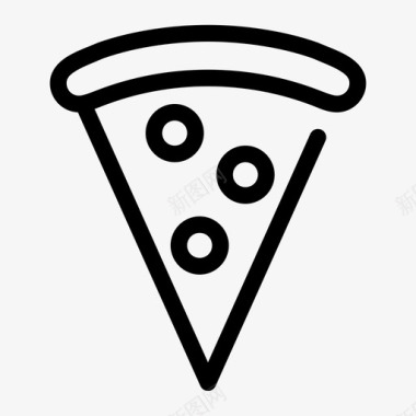 披萨食品马苏里拉图标图标