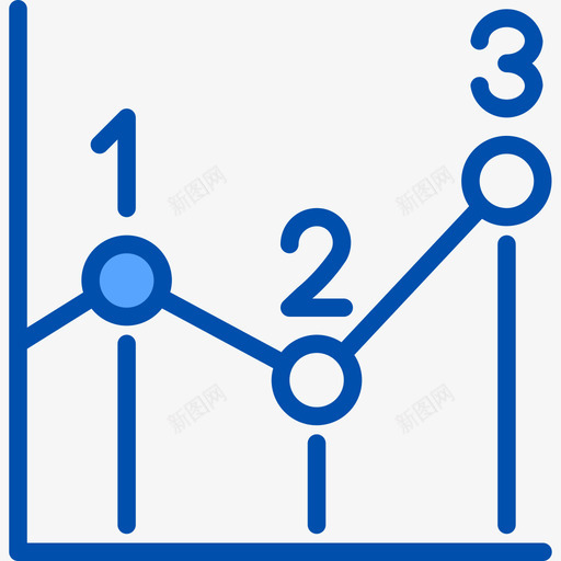 图表数学5蓝色图标svg_新图网 https://ixintu.com 图表 数学 蓝色
