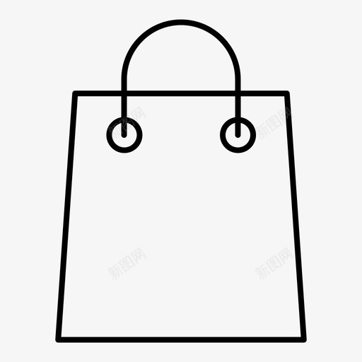 包买购物包图标svg_新图网 https://ixintu.com 买 包 包买 购物包
