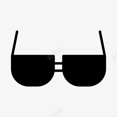 眼镜双眼镜太阳镜图标图标