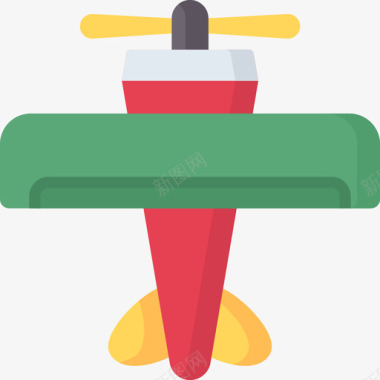 飞机圣诞玩具11平的图标图标