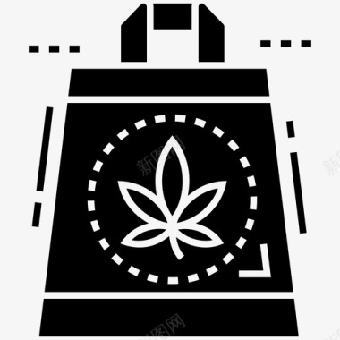 购买大麻购物购买毒品图标图标