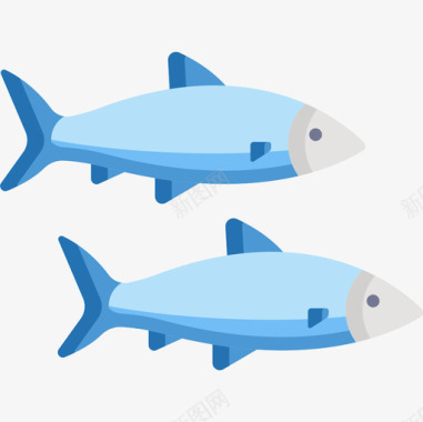 鱼荷兰10扁平图标图标