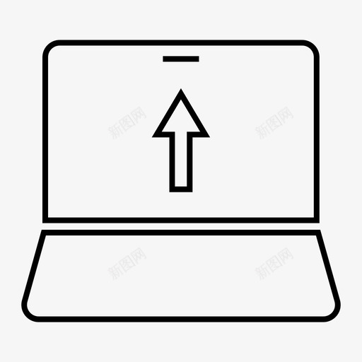上传笔记本电脑更新图标svg_新图网 https://ixintu.com 上传 公司简介 升级 更新 材料 电脑 笔记本