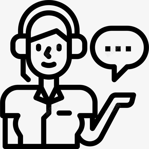 客户服务九月物流直线图标svg_新图网 https://ixintu.com 九月 客户服务 物流 直线