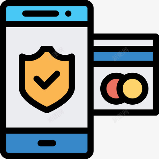 电话支付14线颜色图标svg_新图网 https://ixintu.com 支付14 电话 线颜色