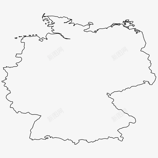 德国世界各国图标svg_新图网 https://ixintu.com 世界各国 德国