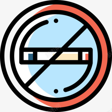 禁止吸烟35号博物馆颜色省略图标图标