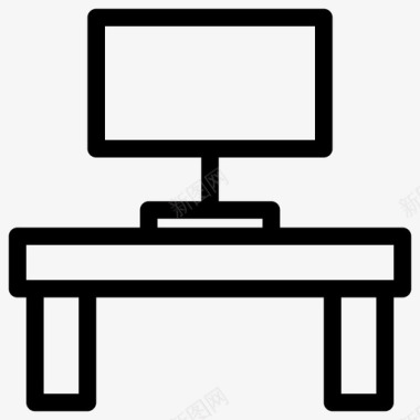 计算机商务办公桌图标图标