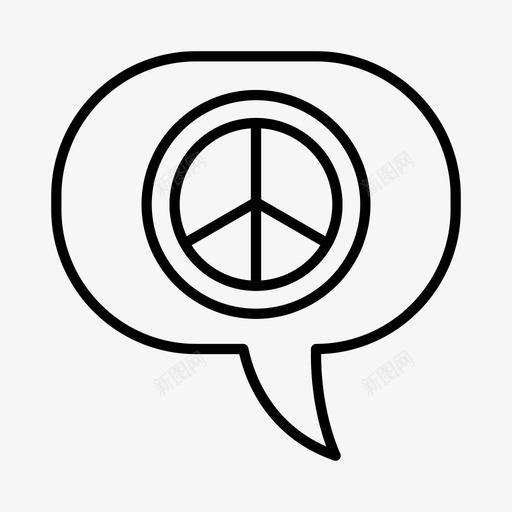 和平抗议激进主义倡导图标svg_新图网 https://ixintu.com 倡导 和平抗议 激进主义 集会