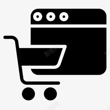 网上购物windows应用程序2glyph图标图标