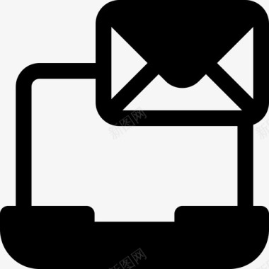 电子邮件计算机电子邮件笔记本电脑图标图标