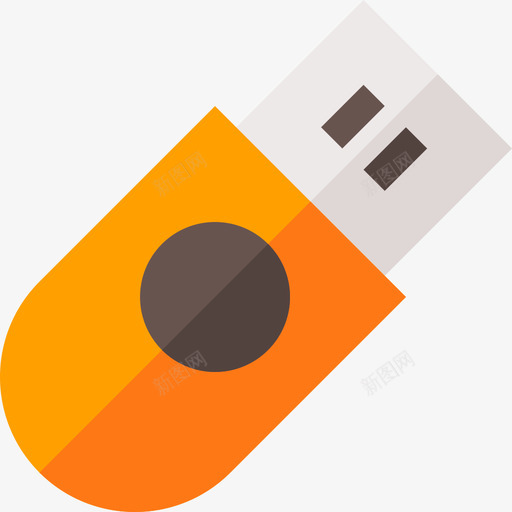 Usb促销礼品扁平图标svg_新图网 https://ixintu.com Usb 促销礼品 扁平