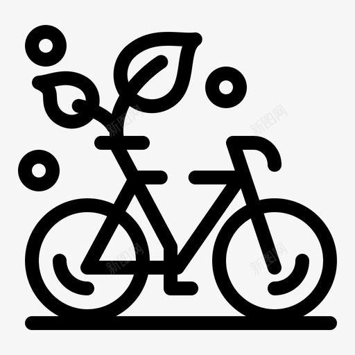 环保自行车环保系列图标svg_新图网 https://ixintu.com 环保 系列 自行车