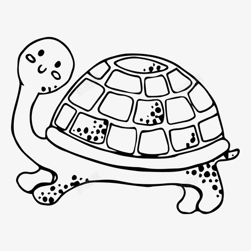 海龟动物水族馆图标svg_新图网 https://ixintu.com 动物 可爱的海底世界 水下 水族馆 海洋世界 海洋生物 海龟