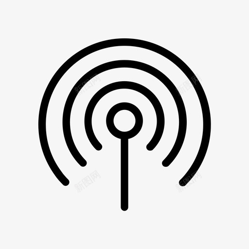 wifi互联网连接调制解调器图标svg_新图网 https://ixintu.com wifi wifi互联网 在线 调制解调器 连接