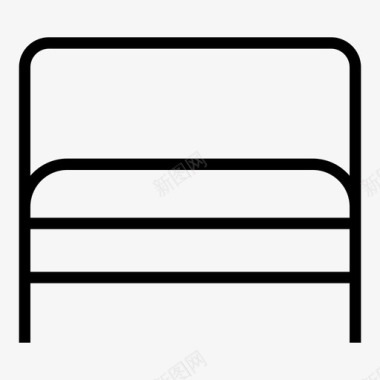 床卧室枕头图标图标