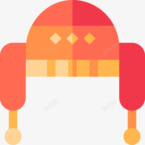 冬帽冬衣和配件2平装图标svg_新图网 https://ixintu.com 冬帽 冬衣和配件2 平装