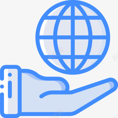 全球项目管理14蓝色图标图标