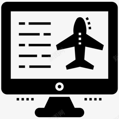 在线航班预订航班搜索在线航班信息图标图标