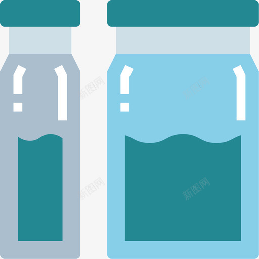 小瓶49号医院扁平图标svg_新图网 https://ixintu.com 49号医院 小瓶 扁平