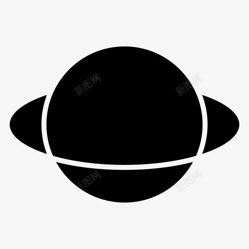 土星行星天文学黑暗图标svg_新图网 https://ixintu.com 土星 天文学黑暗 行星