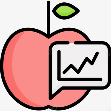 苹果智能农场14线性颜色图标图标