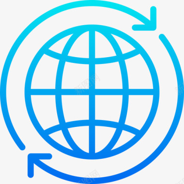 全球搜索引擎优化和在线营销16梯度图标图标