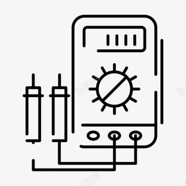 电压表安培表数字图标图标