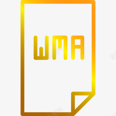 Wma音乐播放器图标4线性渐变图标
