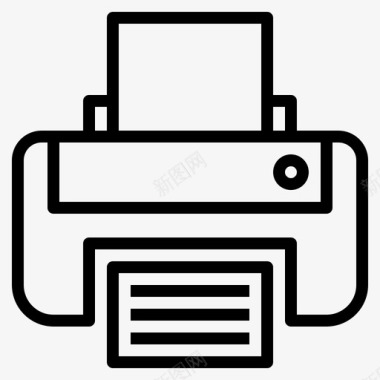 打印机配件电脑图标图标