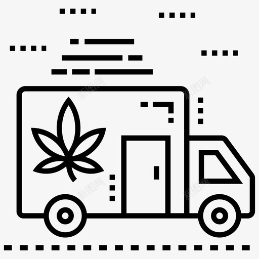 大麻运送药品运送毒品托运图标svg_新图网 https://ixintu.com 医用大麻线图标 器官 大麻战斗 大麻运输 大麻运送 毒品托运 细胞 药品运送