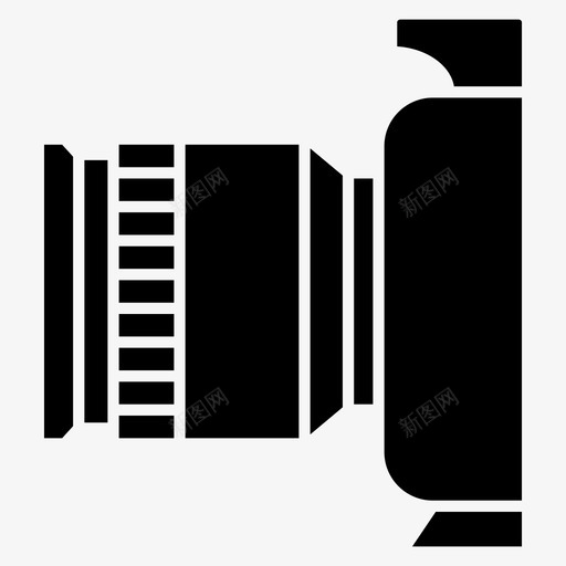 单反相机摄影专业图标svg_新图网 https://ixintu.com 专业 单反相机 摄影 摄影黑暗