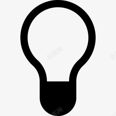 创业灯泡创意图标图标