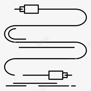 音频电缆电线图标图标