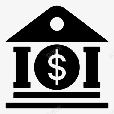 银行金融贷款图标图标