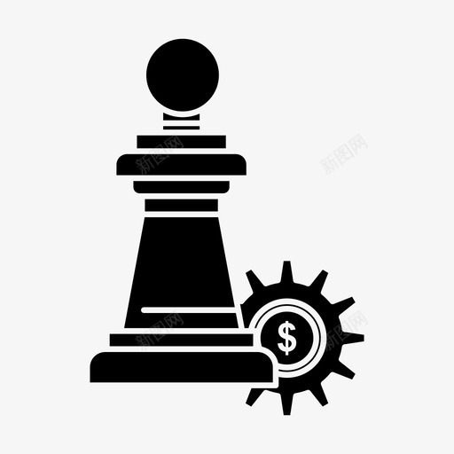国际象棋商业战略图标svg_新图网 https://ixintu.com 商业 国际象棋 成功 战略 战略管理和战略市场研究