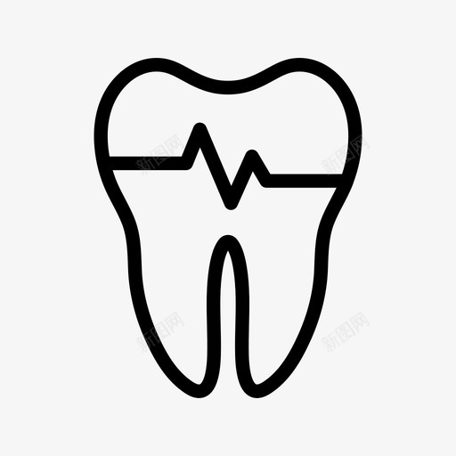 牙痛龋齿牙齿治疗图标svg_新图网 https://ixintu.com 牙痛 牙齿治疗 龋齿