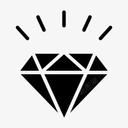 奢侈品标志钻石珠宝奢侈品图标高清图片