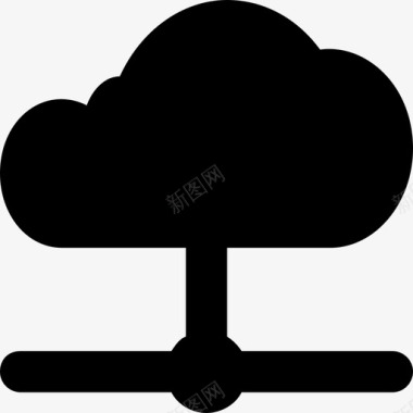 云网络计算共享图标图标