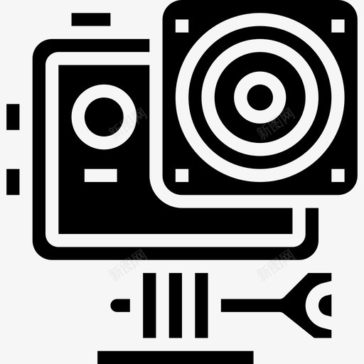 动作摄像机小工具4填充图标svg_新图网 https://ixintu.com 动作 填充 小工 工具 摄像机