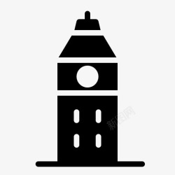 大本钟景观大本钟建筑景观图标高清图片