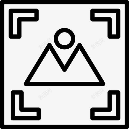 照片照相照相机线性图标svg_新图网 https://ixintu.com 照片 照相照相机 线性